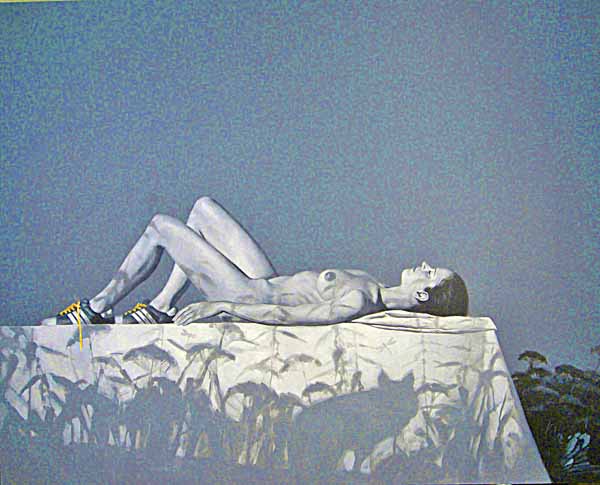 Павел Полянский, Ночь, 2011, холст, акрил, 200х250 см