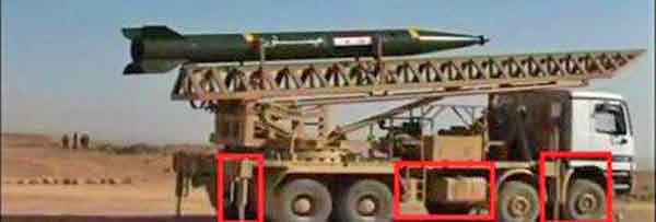 Пусковая установка баллистических ракет иранской разработки «Фатх-110» (сир. – М-600 «Тишрин»)